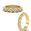 Load image into Gallery viewer, xoxo-eternity-diamond-wedding-band-in-yellow-gold-FD11380BANGLE3-NL-YG