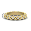 Load image into Gallery viewer, xoxo-eternity-diamond-wedding-band-in-yellow-gold-fd11380b-nl-yg-hw