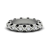 Load image into Gallery viewer, xoxo-eternity-diamond-wedding-band-with-black-diamond-in-white-gold-FD11380BGBLACK-NL-WG