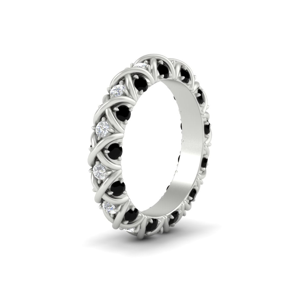 xoxo-eternity-diamond-wedding-band-with-black-diamond-in-white-gold-FD11380BGBLACKANGLE2-NL-WG