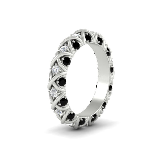 xoxo-eternity-diamond-wedding-band-with-black-diamond-in-white-gold-FD11380BGBLACKANGLE2-NL-WG