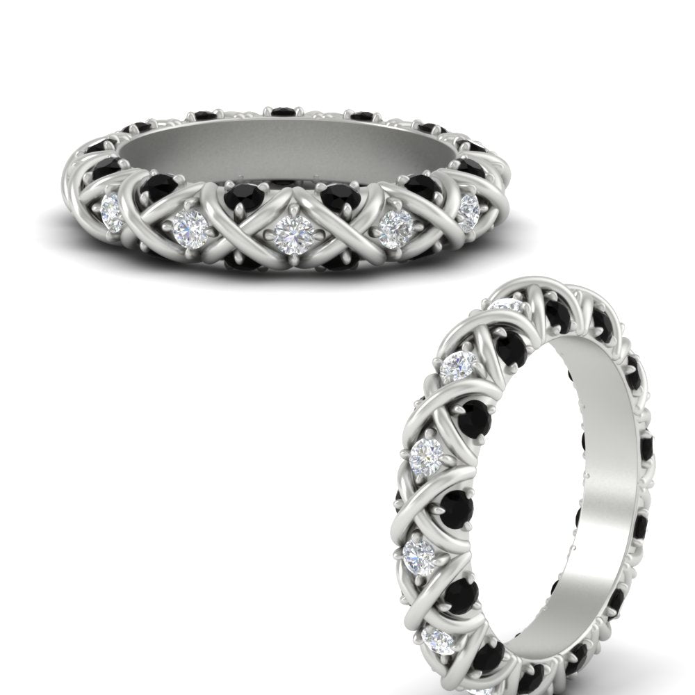 xoxo-eternity-diamond-wedding-band-with-black-diamond-in-white-gold-FD11380BGBLACKANGLE3-NL-WG
