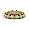 Load image into Gallery viewer, xoxo-eternity-diamond-wedding-band-with-black-diamond-in-yellow-gold-FD11380BGBLACK-NL-YG-HW