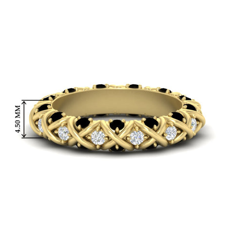 xoxo-eternity-diamond-wedding-band-with-black-diamond-in-yellow-gold-FD11380BGBLACK-NL-YG-HW
