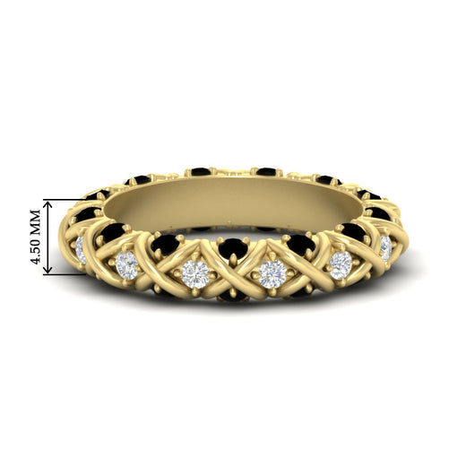 xoxo-eternity-diamond-wedding-band-with-black-diamond-in-yellow-gold-FD11380BGBLACK-NL-YG-HW