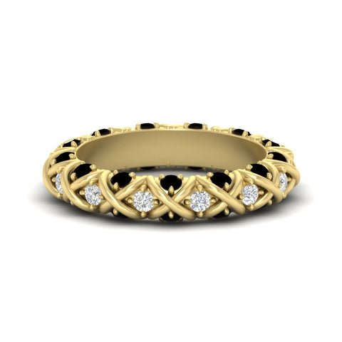 xoxo-eternity-diamond-wedding-band-with-black-diamond-in-yellow-gold-FD11380BGBLACK-NL-YG