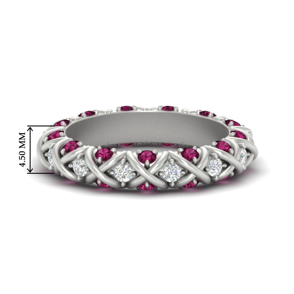 xoxo-eternity-diamond-wedding-band-with-pink-sapphire-in-white-gold-FD11380BGSADRPI-NL-WG-HW
