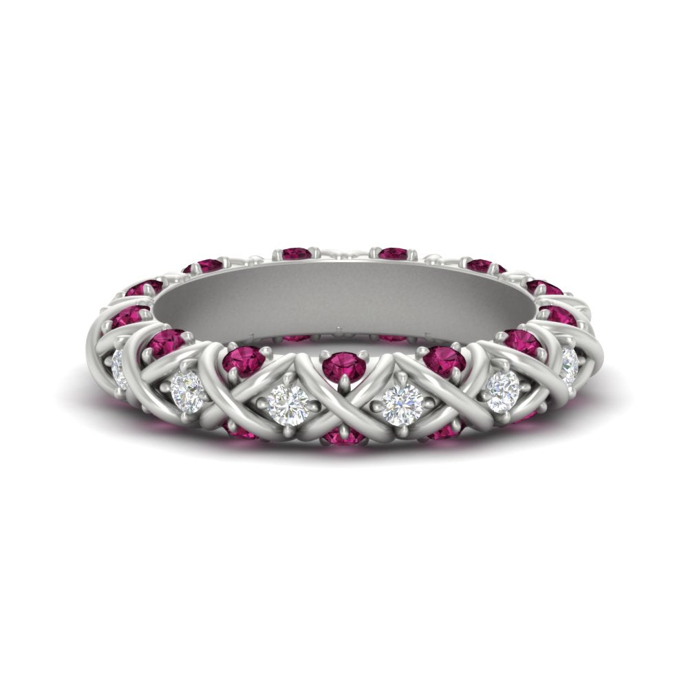 xoxo-eternity-diamond-wedding-band-with-pink-sapphire-in-white-gold-FD11380BGSADRPI-NL-WG