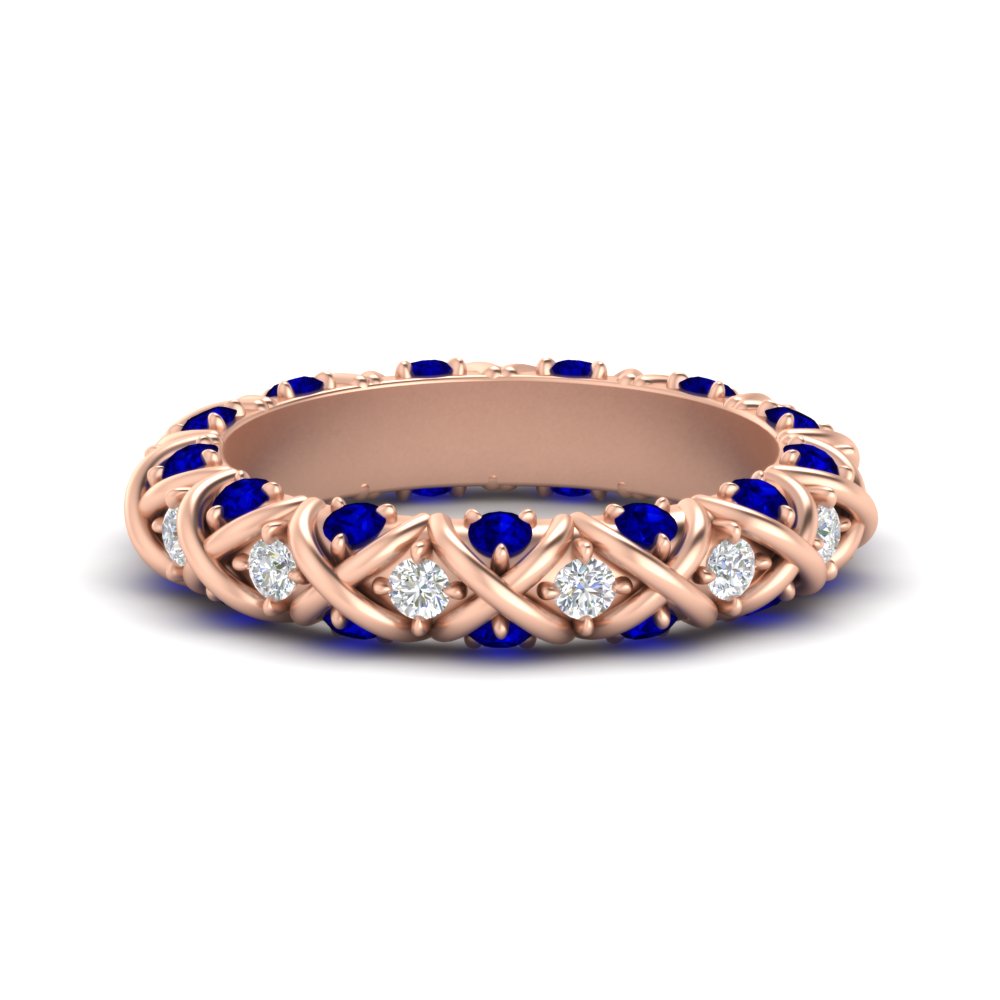 xoxo-eternity-diamond-wedding-band-with-sapphire-in-rose-gold-FD11380BGSABL-NL-RG