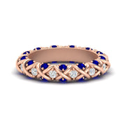 xoxo-eternity-diamond-wedding-band-with-sapphire-in-rose-gold-FD11380BGSABL-NL-RG