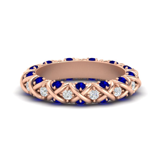 xoxo-eternity-diamond-wedding-band-with-sapphire-in-rose-gold-FD11380BGSABL-NL-RG