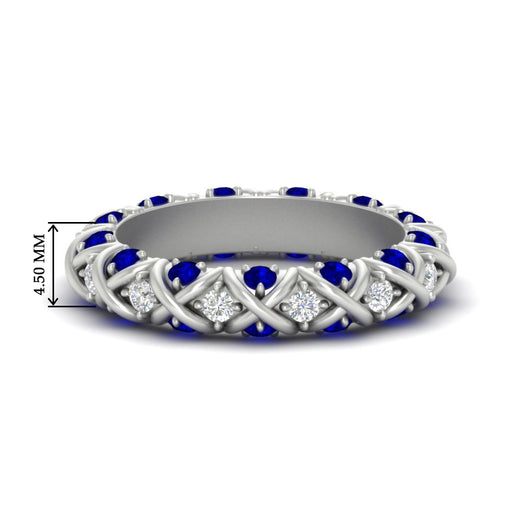 xoxo-eternity-diamond-wedding-band-with-sapphire-in-white-gold-FD11380BGSABL-NL-WG-HW