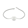 Load image into Gallery viewer, Alphabet disc diamond bracelet