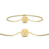 Load image into Gallery viewer, Alphabet disc diamond bracelet