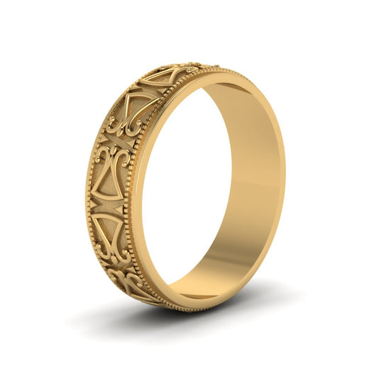 Antique Design Wedding Band