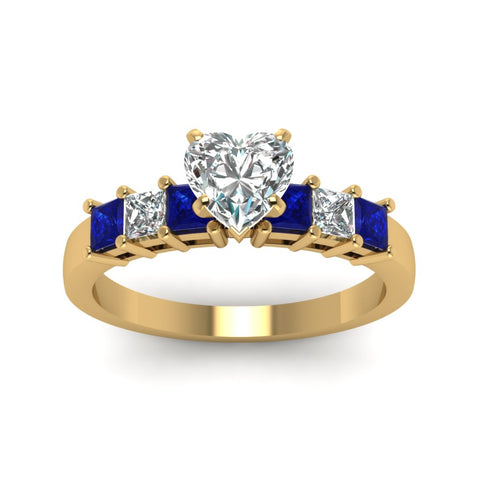 yellow-gold-heart-white-diamond-engagement-wedding-ring-with-blue-sapphire-in-prong-set-FDENS1027HTRGSABLANGLE5-NL-YG