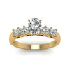 Load image into Gallery viewer, yellow-gold-oval-white-diamond-engagement-wedding-ring-in-prong-set-FDENS1027OVRANGLE5-Nl-YG