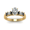 Load image into Gallery viewer, yellow-gold-oval-white-diamond-engagement-wedding-ring-with-black-diamond-in-prong-set-FDENS1027OVRGBLACKANGLE5-NL-YG