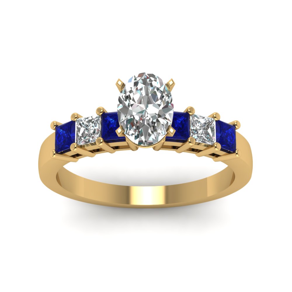 yellow-gold-oval-white-diamond-engagement-wedding-ring-with-blue-sapphire-in-prong-set-FDENS1027OVRGSABLANGLE5-NL-YG