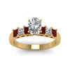Load image into Gallery viewer, yellow-gold-oval-white-diamond-engagement-wedding-ring-with-red-ruby-in-prong-set-FDENS1027OVRGRUDRANGLE5-NL-YG
