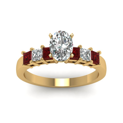 yellow-gold-oval-white-diamond-engagement-wedding-ring-with-red-ruby-in-prong-set-FDENS1027OVRGRUDRANGLE5-NL-YG