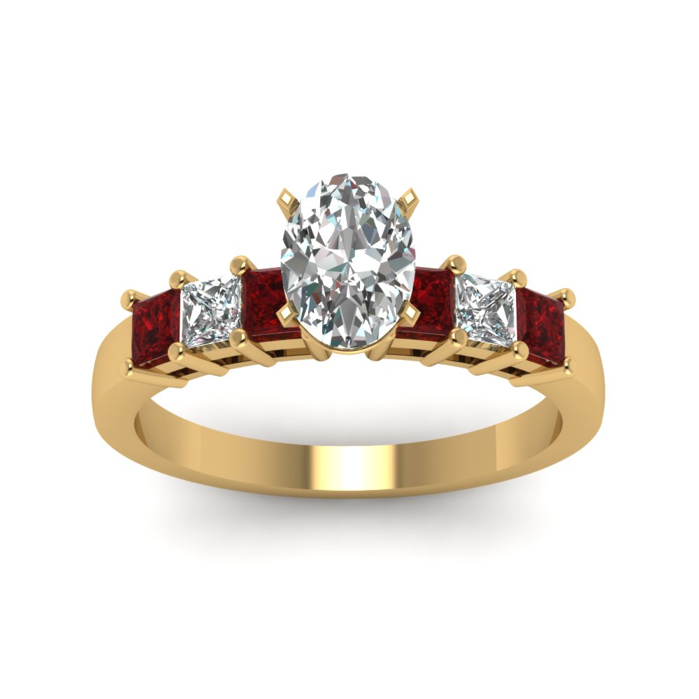 yellow-gold-oval-white-diamond-engagement-wedding-ring-with-red-ruby-in-prong-set-FDENS1027OVRGRUDRANGLE5-NL-YG_77f77b10-5577-4408-9fc2-dfd009c49bb3