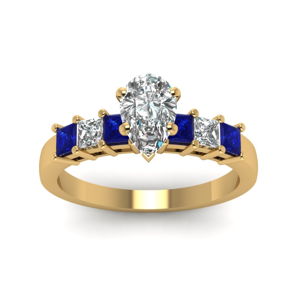 yellow-gold-pear-white-diamond-engagement-wedding-ring-with-blue-sapphire-in-prong-set-FDENS1027PERGSABLANGLE5-NL-YG