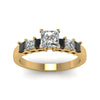 Load image into Gallery viewer, yellow-gold-princess-white-diamond-engagement-wedding-ring-with-black-diamond-in-prong-set-FDENS1027PRRGBLACKANGLE5-NL-YG