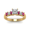 Load image into Gallery viewer, yellow-gold-princess-white-diamond-engagement-wedding-ring-with-dark-pink-sapphire-in-prong-set-FDENS1027PRRGSADRPIANGLE5-NL-YG