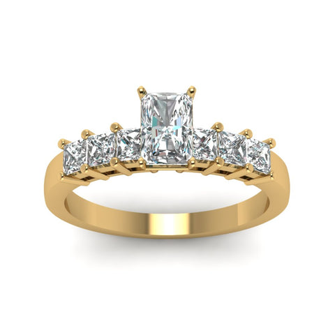 yellow-gold-radiant-white-diamond-engagement-wedding-ring-in-prong-set-FDENS1027RARANGLE5-Nl-YG