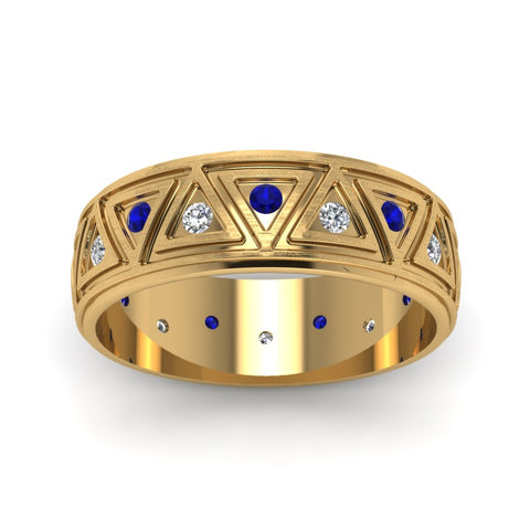 yellow-gold-round-blue-sapphire-mens-wedding-band-with-white-diamond-in-bezel-set-FDDB1085BGSABLANGLE5-NL-YG.jpg