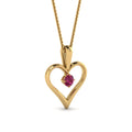 Thumbnail 63 - round-dark-pink-sapphire-solitare-heart-pendant-in-prong-set-FDPD60961GSADRPI-NL-YG