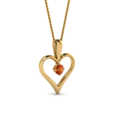 round-orange-sapphire-solitare-heart-pendant-in-prong-set-FDPD60961GSAOR-NL-YG