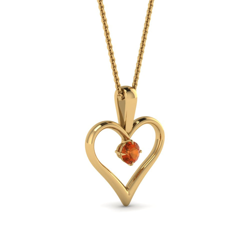 round-orange-sapphire-solitare-heart-pendant-in-prong-set-FDPD60961GSAOR-NL-YG