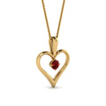 Thumbnail 72 - round-red-ruby-solitare-heart-pendant-in-prong-set-FDPD60961GRUDR-NL-YG