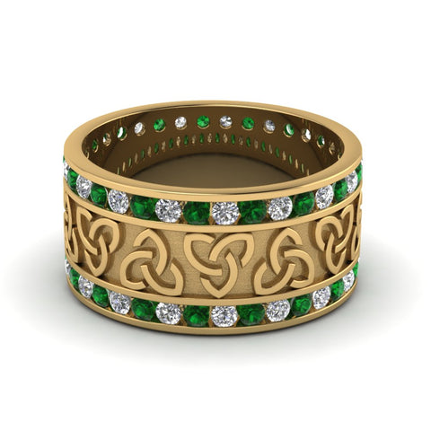yellow-gold-round-white-diamond-mens-wedding-band-with-green-emerald-in-channel-set-FDDB1337BGEMGR-NL-YG.jpg