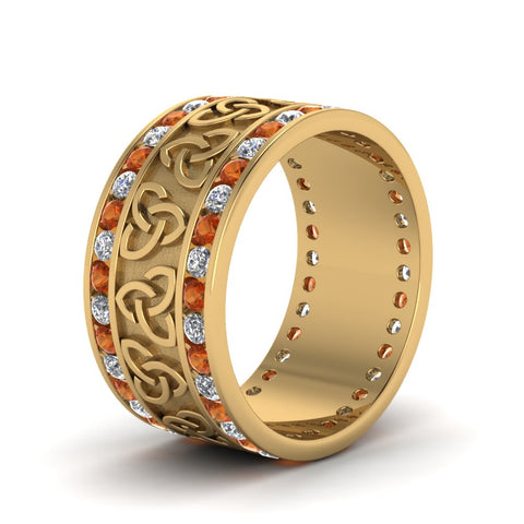 yellow-gold-round-white-diamond-mens-wedding-band-with-orange-sapphire-in-channel-set-FDDB1337BGSAORANGLE2-NL-YG.jpg