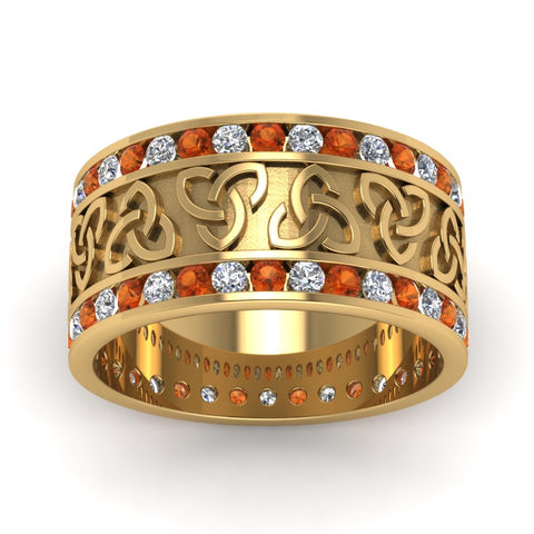 yellow-gold-round-white-diamond-mens-wedding-band-with-orange-sapphire-in-channel-set-FDDB1337BGSAORANGLE5-NL-YG.jpg