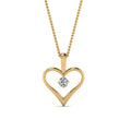 Thumbnail 52 - round-white-diamond-solitare-heart-pendant-in-prong-set-FDPD60961-NL-YG
