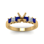 Load image into Gallery viewer, 7 Stone Classic Semi Mount Engagement Ring
