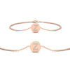 Load image into Gallery viewer, Alphabet disc diamond bracelet