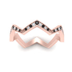 Load image into Gallery viewer, zig-zag-eternity-stack-black-diamond-wedding-band-in-rose-gold-FD10476BGBLACK-NL-RG.jpg
