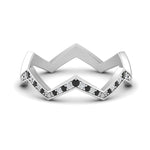 Load image into Gallery viewer, zig-zag-eternity-stack-black-diamond-wedding-band-in-white-gold-FD10476BGBLACK-NL-WG.jpg

