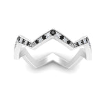 Load image into Gallery viewer, zig-zag-eternity-stack-black-diamond-wedding-band-in-white-gold-FD10476BGBLACK-NL-WG.jpg

