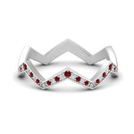 Load image into Gallery viewer, zig-zag-eternity-stack-ruby-wedding-band-in-white-gold-FD10476BGRUDR-NL-WG.jpg
