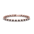 Thumbnail 23 - zig-zag-tennis-black-diamond-bracelet-in-rose-gold-FDBRC10410GBLACK-NL-RG