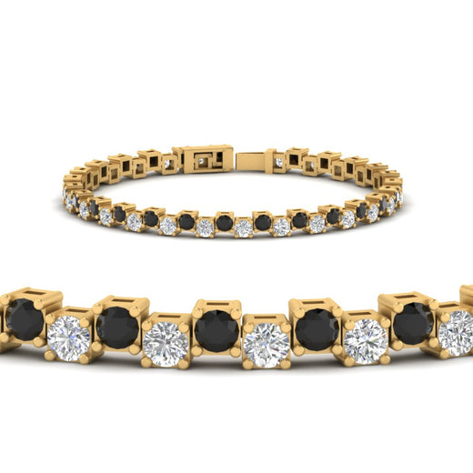 zig-zag-tennis-black-diamond-bracelet-in-yellow-gold-FDBRC10410GBLACKANGLE2-NL-YG