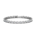 Thumbnail 7 - zig-zag-tennis-diamond-bracelet-in-white-gold-FDBRC10410-NL-WG