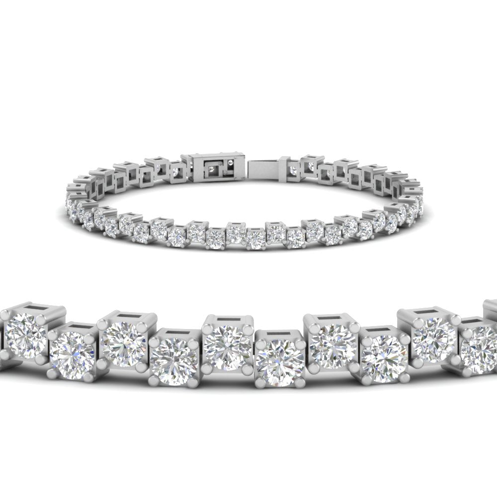 Zig Zag Tennis Bracelet