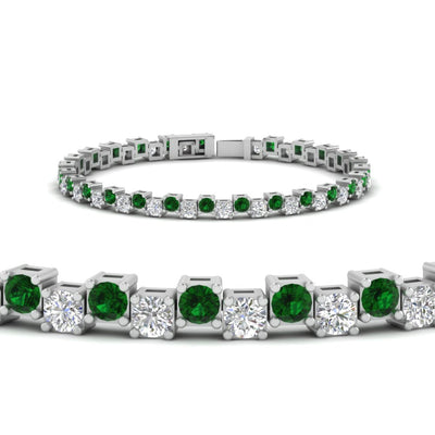 Zig Zag Tennis Bracelet